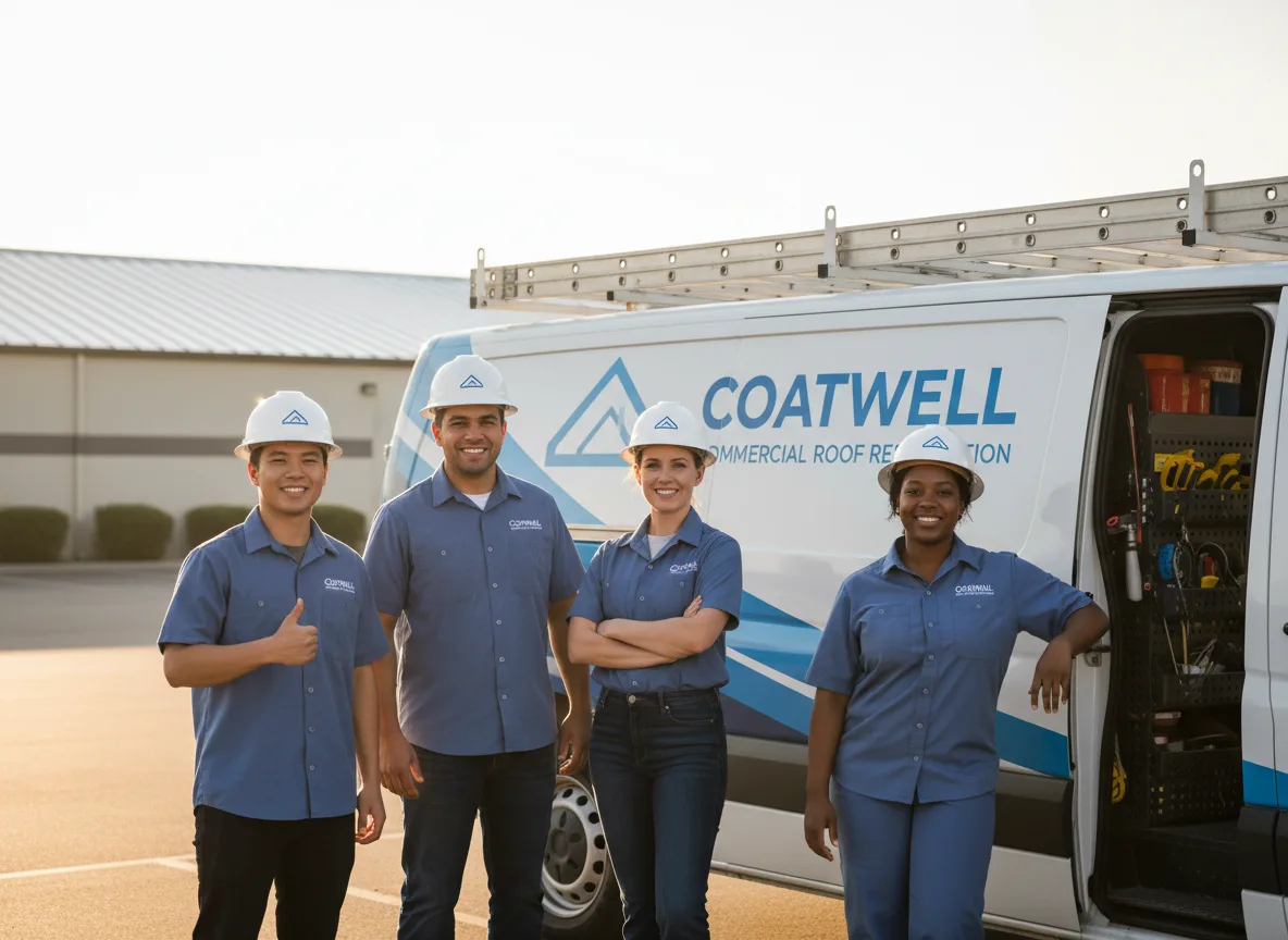 Commercial roof coating company in Baldwin, IL